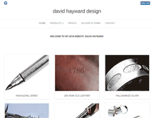 Tablet Screenshot of davidhayward.com